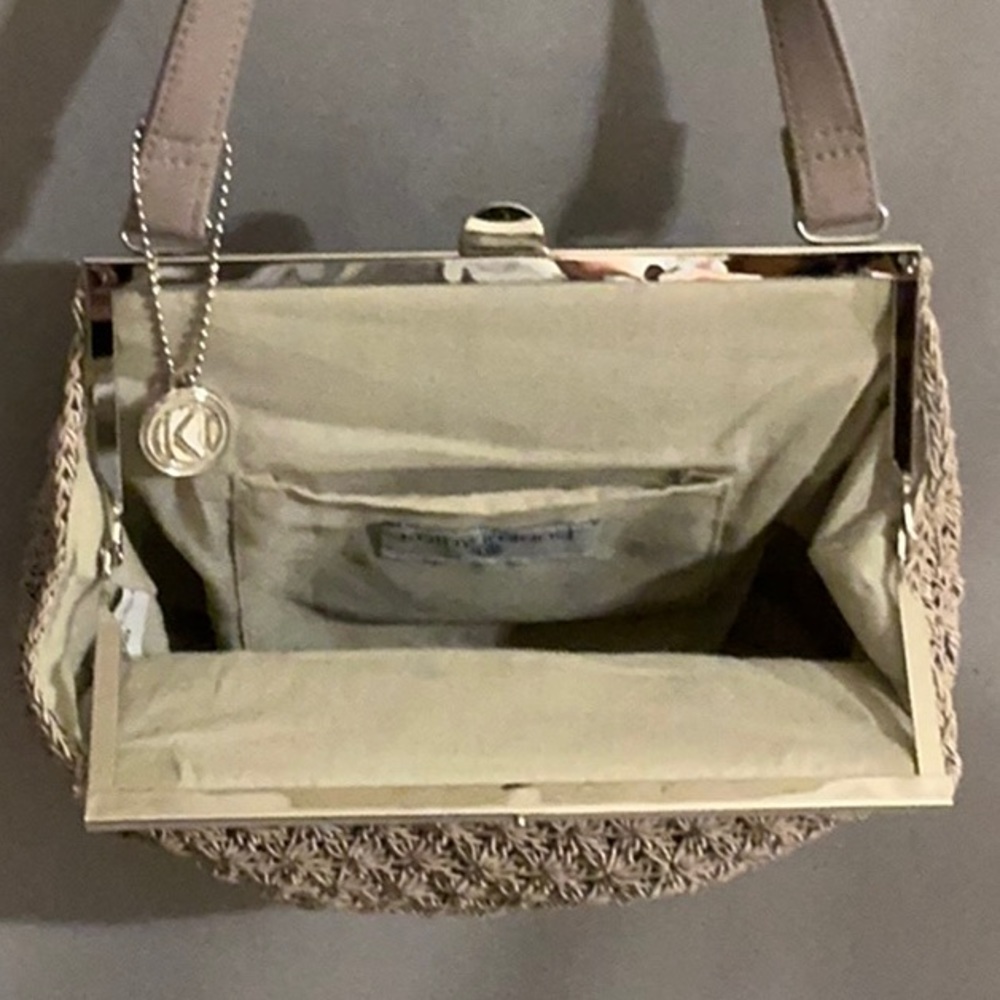 Kathy Ireland Crocheted Shoulder Handbag - Picture 4 of 6
